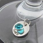 Personalised Wine charms – Sterling Silver