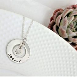 Family Circle – Surrounded by Love | Sterling Silver Personalised Pendant