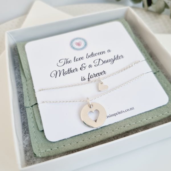 Mother and Daughter necklaces