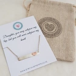 Daughter Necklace | Sterling Silver Necklace for Daughters | Gifts for Daughters