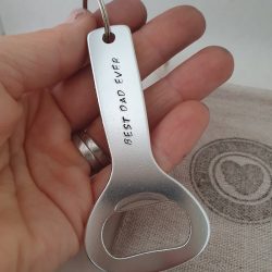 Personalised Bottle Opener Key Ring