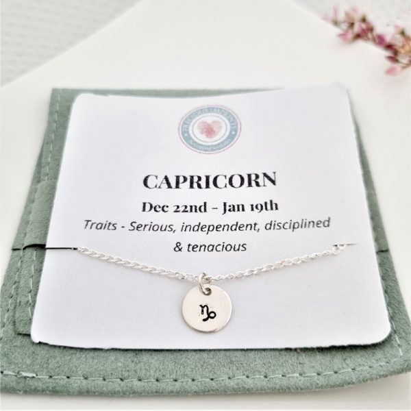Capricorn Starsign necklace
