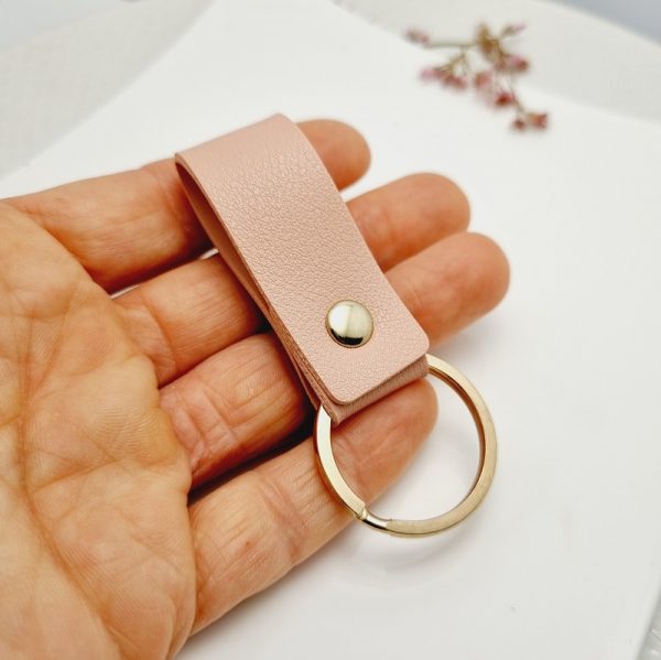 Personalised PU leather key ring