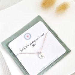 TO GIVE COLLECTION – Music is what feelings sound like necklace