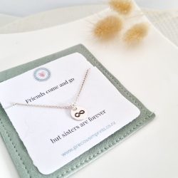 TO GIVE COLLECTION – Sisters are forever necklace