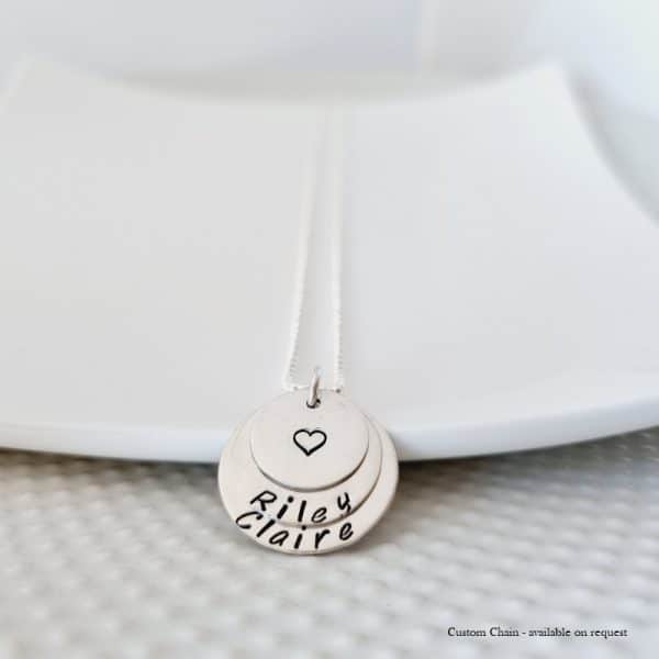 Family personalised necklace